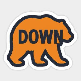 Walking Bear Down Sticker